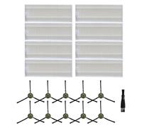 19 piezas de repuesto para robot aspirador Life K2, K3, K4 y K5, incluye 8 filtros HEPA, 10 cepillos laterales y 1 cepillo de limpieza