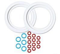 19 piezas de silicona de vapor y O para anillos para máquinas Breville Espresso BES900, 920, 980, 990 y mantenimiento fiable de la cafetera