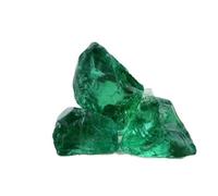 190-200g 1bag Stone Emerald Glass Crystal Raw Crafts Decorative Large Grain Gemstone Stone