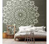 190 cm Mandala gigante enorme flor redonda plantillas tradicionales para pintar plantillas para paredes pintura plantilla en la pared decoración yeso grandes manualidades tamaño refrigeradores