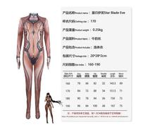 (190) Disfraz de Eve de Stellar Blade, Mono completo sexy