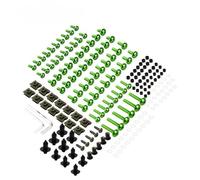 190 Uds Tornillos De Carenado Motocicleta Clip De Sujeción Para YZF R1 R15 R25 R3 R6 R125 R15 R25(Green)