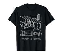 1903 First Airplane Patent Vintage Aviation History Camiseta