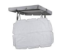 190x120cm Toldo De Repuesto para Balancín De Jardín 3 Plazas, 164x114cm Techo Solar Universal Impermeable, Toldo para Balancín Exterior(Gray,74.8x47.2in/190x120cm)