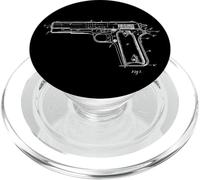 1911 Pistola per schemi di Pistole Vintage retrò 45ACP PopSockets PopGrip para MagSafe