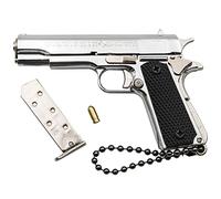 1911 Tactical Mini Pistola Keychain 1:3 Metal Gun Shape Keychain con Parti mobili Realistico Gun Model Collection Pendant Bag Charm per gli uomini Army Fan Gift