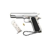 1911 Tactical Mini Pistola Keychain 1:3 Metal Gun Shape Keychain con Parti mobili Realistico Gun Model Collection Pendant Bag Charm per gli uomini Army Fan Gift