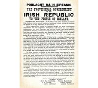 1916 Irish Proclamation Ruled Lined Journal Notebook 120pgs Paperback: 7mm Hand Drawn Lined Pages for School, Home, Office or Diary Note Taking, Gift Idea with subtle grunge print effect on each page.