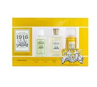1916 - Original Estuche de Regalo Mujer y Hombre, Agua de Colonia, Colonia 100 ml + Desodorante en Spray 150 ml + Gel Baño 100 ml, Perfume Unisex, Fragancia Cítrica y Floral, Aroma de Larga Duración