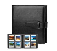 192 Rockets - Álbum de fotos para Fujifilm Instax Square SQ1, SQ6, SQ10 SQ20, impresora SP-3, álbum de fotos para Fujifilm Instax Square Instant Film (negro)