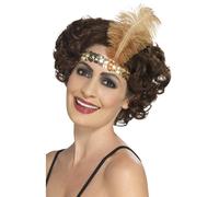 1920s Flapper Diadema Disfraz Mujer Accesorio 20s Gatsby