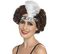 1920s Flapper Diadema Disfraz Mujer Accesorio 20s Gatsby