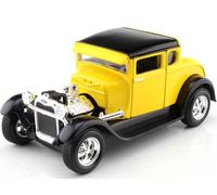 1929 Ford Model A Hot Rod Coupe Amarillo/Negro 1:24 Maisto 31201