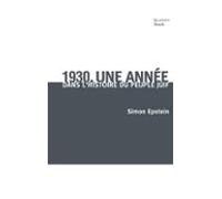 1930 Une Année Dans Lhistoire Du Peuple Juif (ebook)