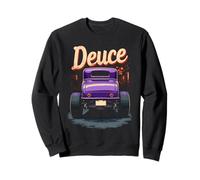 1932 American Classic 3 Ventanas Deuce Coupe Hot Rod Vista trasera Sudadera
