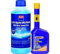 19329 - Pack Limpia inyectores Diesel + lavaparabrisas Elimina Insectos 325 ml + 1l
