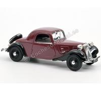 1937 Citroen Traction 7C Faux Cabriolet Rojo Oscuro 1:43 Norev AMC0191103