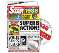 1938 Birthday Gifts - 1938 DVD Film and 1938 Birthday Star Greeting Card