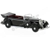 1938 Mercedes Benz 770K Cabriolet Negro 1:87 Brekina 21058