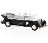 1938 Mercedes Benz 770K Cabriolet Negro/Plata 1:87 Brekina 21059