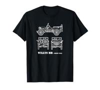 1941 Willys MB Ejército de la Segunda Guerra Mundial Camiseta