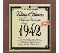 1942-Tableau d'honneur De La Chanson Française