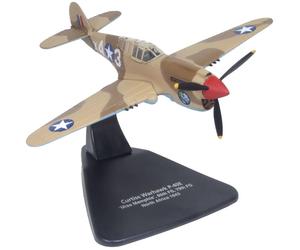 1943 Curtiss P40-F Warhawk X43 Miss Memphis N África 1:72 Oxford Diecast AC127