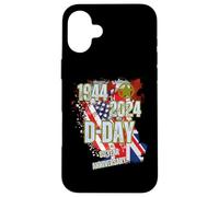 1944 2024 D-Day 80 Aniversario diseño heroico Veterano Carcasa para iPhone 16 Plus