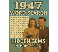 1947 Word Search: Hidden Gems Memory Series