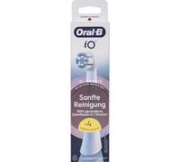Oral-B iO - Cabezales originales de limpieza suave para encías sensibles, 4 unidades, color blanco