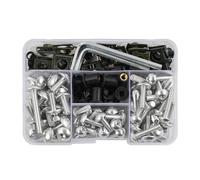 195 Tornillos Y Pernos De Carenado Para HON&DA Varadero Xl1000 Africa Twin 1100 Crf1000l Vtx 1300 1800 Cb1300 Cb650r(Silver)