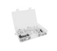 195 Unids/set Kits De Pernos Carenado Completo Para Motocicleta Tornillos Para Carrocería Tuerca Para GSXR 600 750 1000 K1 K2 K3 K4 K5 K6 K7 K8 Aleación CNC(Plata)