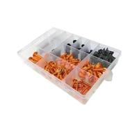 195 Unids/Set Universal Kit Pernos Carenado Completo Tornillos Carrocería para Suzuki K1 K2 K3 K4 K5 K6 K7 K8 K9(Orange)