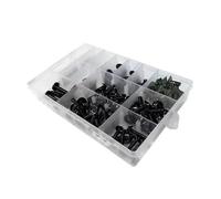 195 Unids/set Universal Kit Pernos Carenado Completo Tornillos Carrocería Para Suzuki K1 K2 K3 K4 K5 K6 K7 K8 K9(Negro)