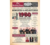 1950 The Birthday Times: Memories, Milestones, and a Memorable Year in Review: Relive 1950 Through Sports, People, Lifestyle and Entertainment. The Perfect Birthday Gift for Someone Special