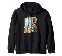 1950 Un día en la Playa Sudadera con Capucha