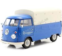 1950 Volkswagen VW T1 Pickup con Lona "Volkswagen Service" Azul 1:18 Solido S180