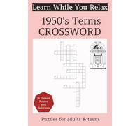1950's Crossword Puzzle Book