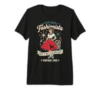 1950s Outfits for Women Vintage Retro Rockabilly Style Camiseta Premium