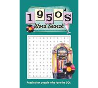 1950s puzzles Word Search Book: Word Searches with Easy to Read Print about the 1950s, 1950s nostalgia, 1950s cars and More | 6x9, 110 pages | 50+ ... Gift for Vacations, Holidays and Free Times