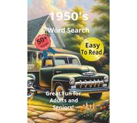 1950's Word Search: 50+ Puzzles | Easy to Read | Fun for Adults and Seniors