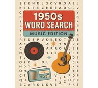 1950s Word Search: Music Edition: Word Search with Easy to Read Print |8.5x11 inches, 102 Pages |50+ Puzzles