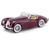 1951 Jaguar XK 120 Roadster Granate 1:24 Bburago 22018