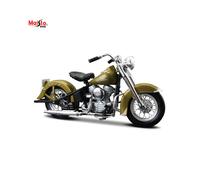 (1953 74FL Hydra) Maisto 1:18 Harley-Davidson Motorcycle 1948 FL Panhead modelo de coche de aleación