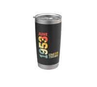 1953 Edición limitada Junio 1953 Retro 1953 Vintage Año 1953 Vaso térmico de acero inoxidable de doble pared
