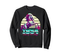 1954 Año del Caballo 80 Retro Vaporwave Zodiaco chino Sudadera