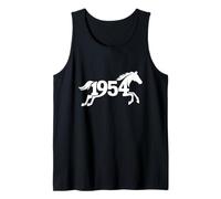 1954 Caballo - Año del Zodiaco Chino Personalizado Word Art Camiseta sin Mangas