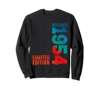 1954 Edición Limitada 1954 Noviembre 1954 Año 1954 Retro 1954 Sudadera