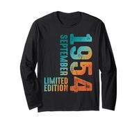 1954 Edición Limitada Septiembre 1954 Año 1954 Retro 1954 Manga Larga