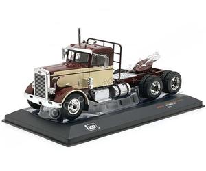 1955 Cabeza Tractora Peterbilt 281 Marrón Oscuro/Beige 1:43 IXO Models TR226.22
